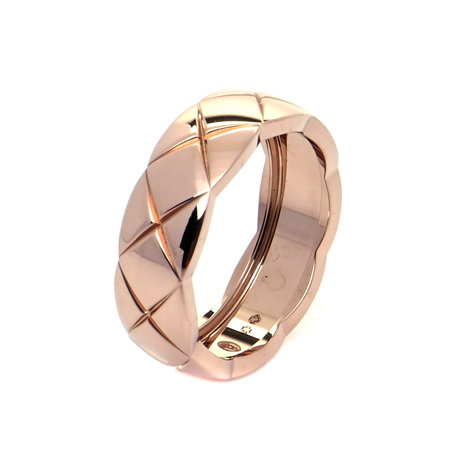Chanel 18K Beige Gold Small Coco Crush Ring 55 7.25 4 of 6