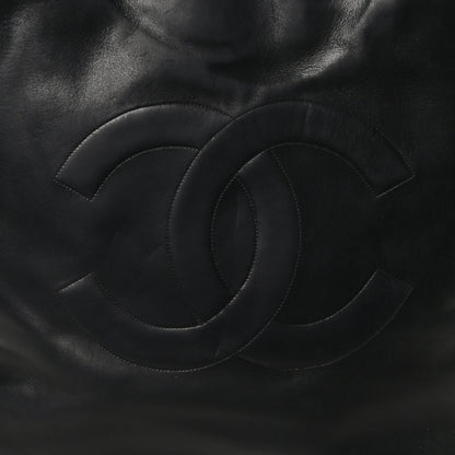 Chanel Lambskin CC Tote Black 6 of 9