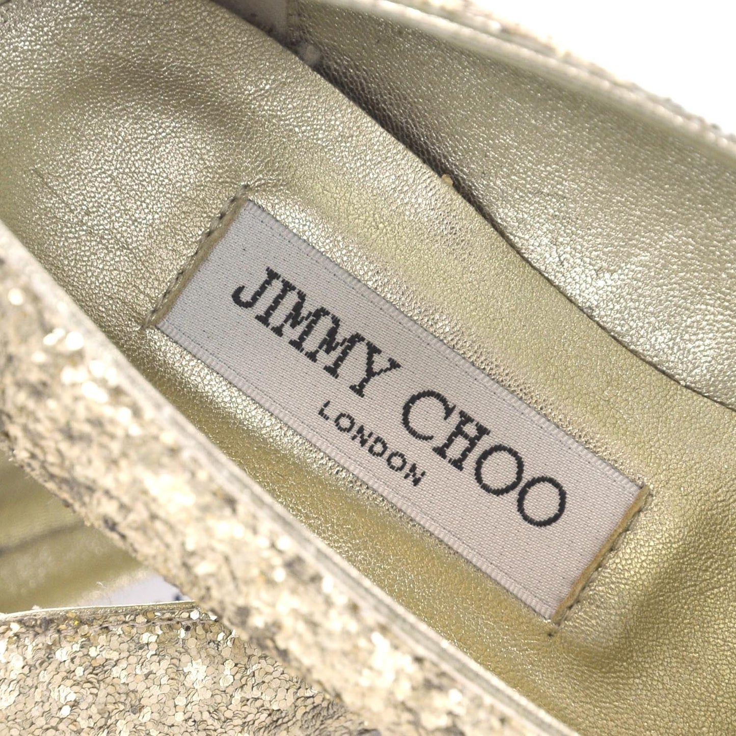 Glitter Wheel Jazz Flats 35.5 Champagne