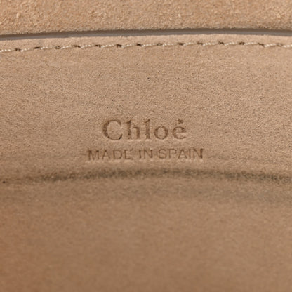 Chloe Suede Calfskin Small Faye Shoulder Bag Motty Grey 6 of 11
