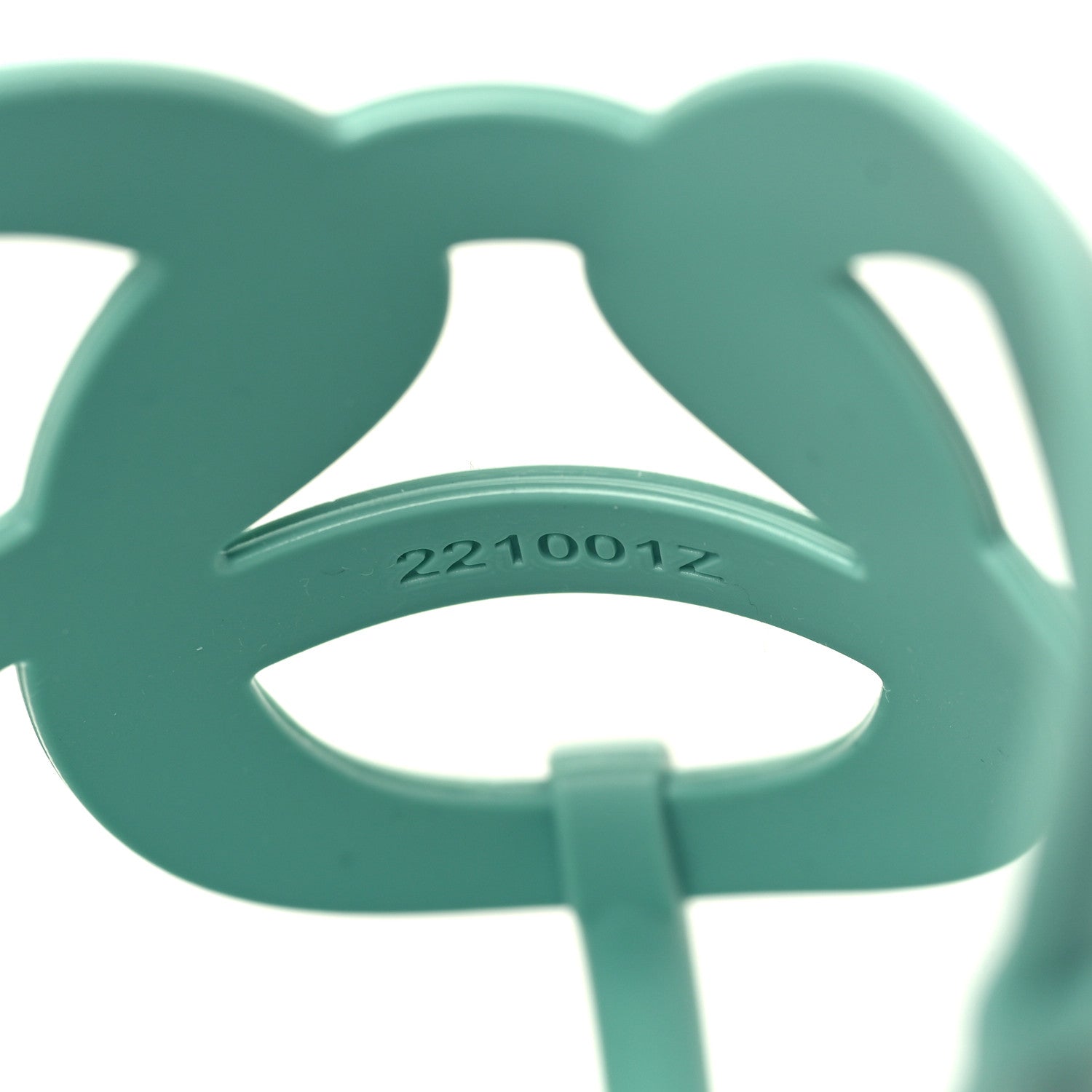 Hermes Rubber Womens Egerie Sandals 38 Vert Embrun 8 of 9