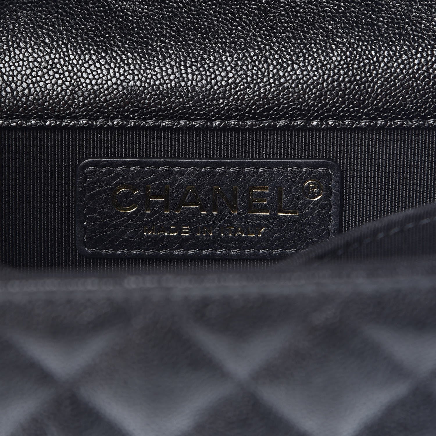 Chanel Caviar Quilted North South Boy Flap Black 6 of 7