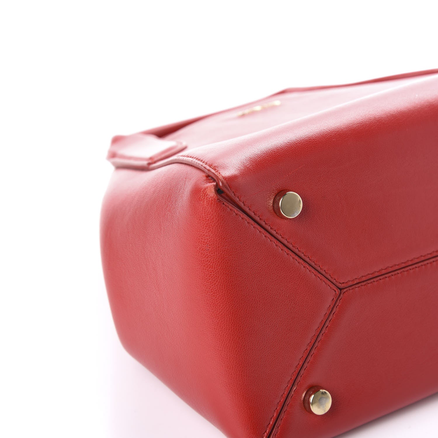 Lanvin Smooth Calfskin Mini Trapeze Red 8 of 13
