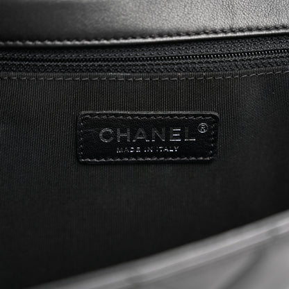 Chanel Lambskin Quilted Jumbo Cuba Color Flap Black 6 of 10