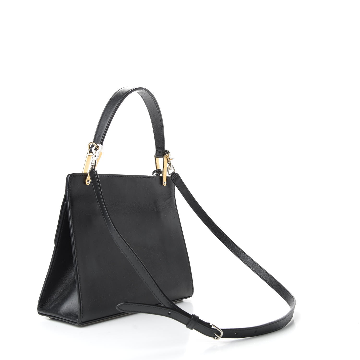 Balenciaga Calfskin Le Dix Cartable S Bag Black 3 of 9