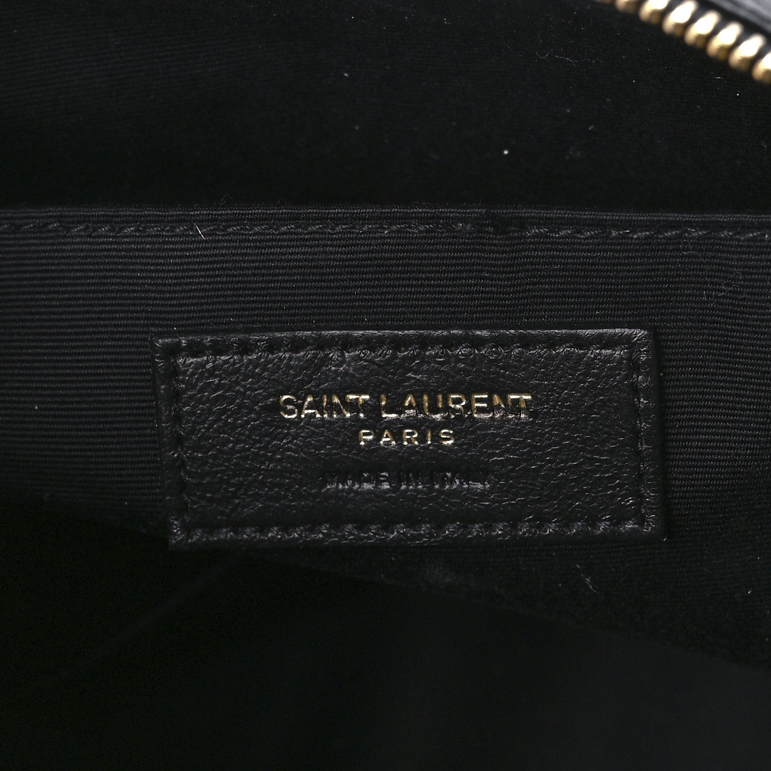 Saint Laurent Tweed Calfskin Monogram Lou Camera Bag Black 6 of 9