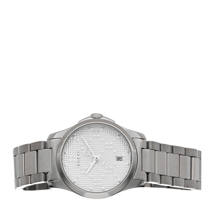 Gucci Stainless Steel 27mm G-Timeless Diamante Quartz Watch 2 of 4