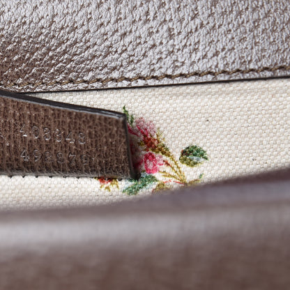 Gucci Calfskin Web Floral Embroidered Medium Dionysus Shoulder Bag New Acero 7 of 9