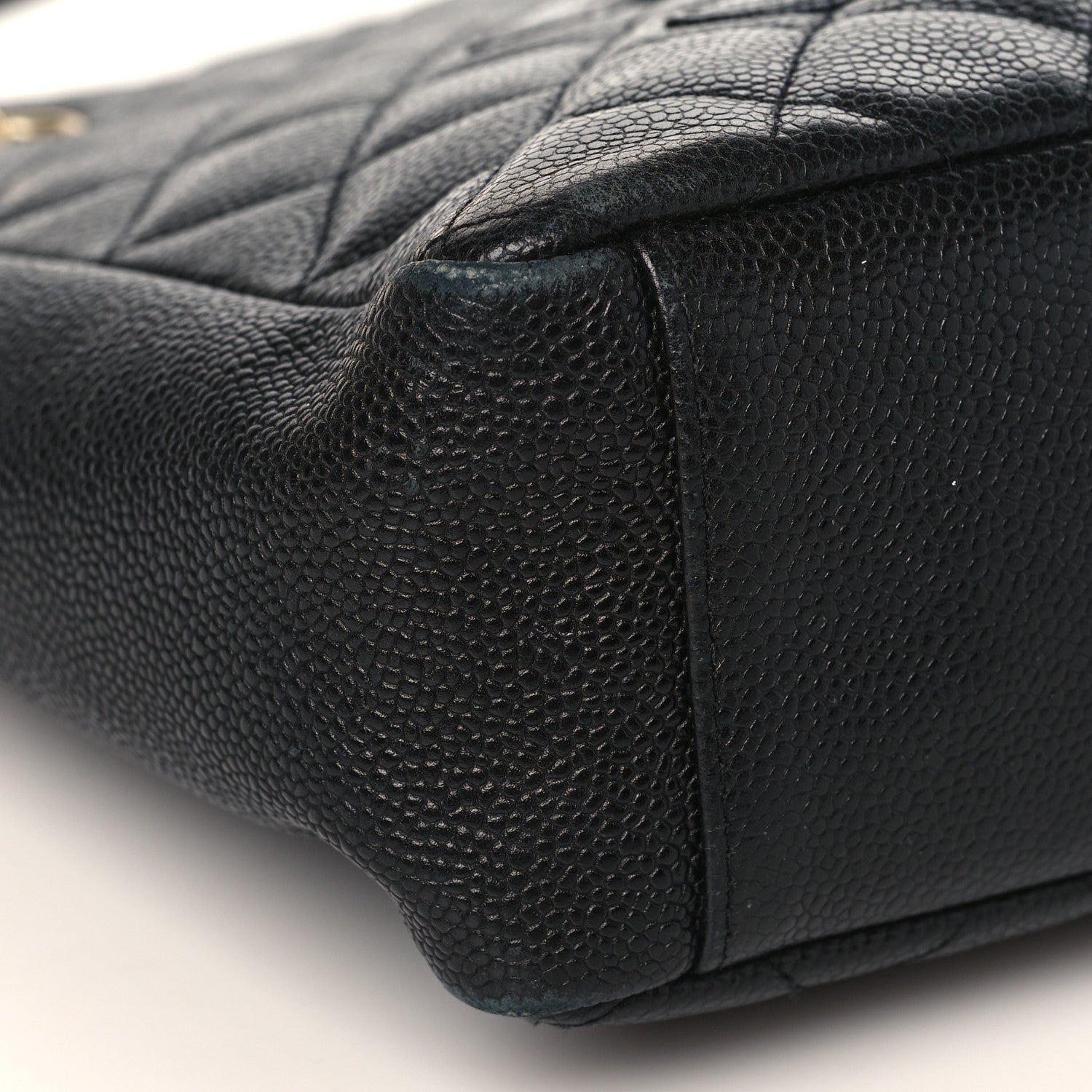 Chanel Caviar Quilted Petit Shopping Tote PST Black 8 of 9