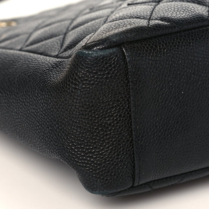 Chanel Caviar Quilted Petit Shopping Tote PST Black 8 of 9