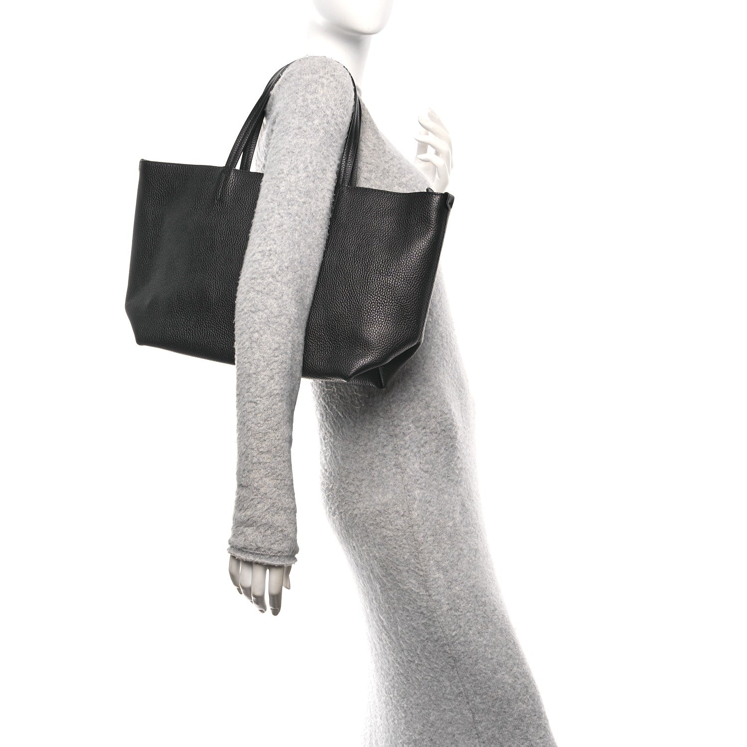 Salvatore Ferragamo Calfskin Medium Tote Black 2 of 9