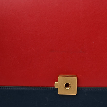Gucci Calfskin Sylvie Web Large Queen Margaret Top Handle Bag Blue Agata Hibiscus Red Mystic White Sugar Pink 13 of 16