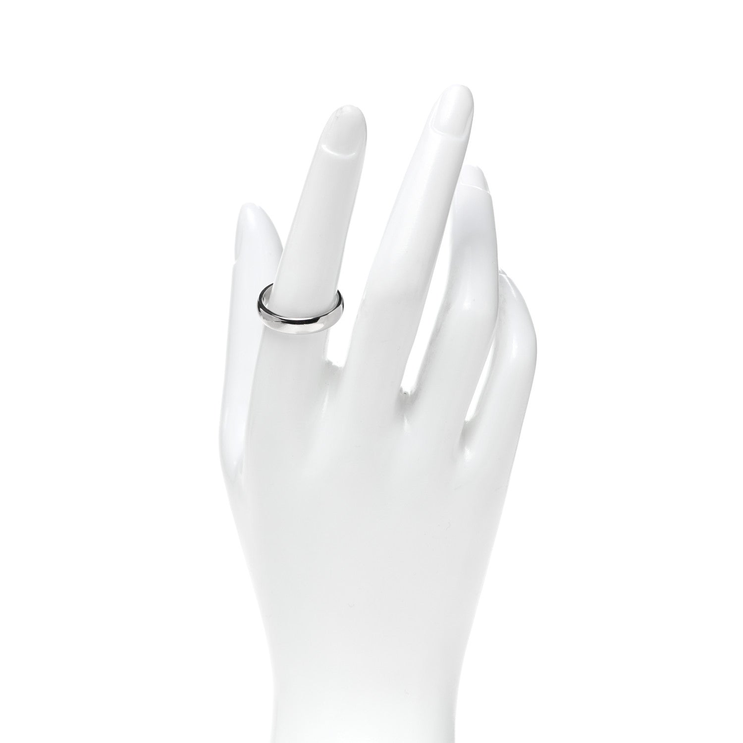 Tiffany Platinum Lucida Band Ring 57 8 2 of 4