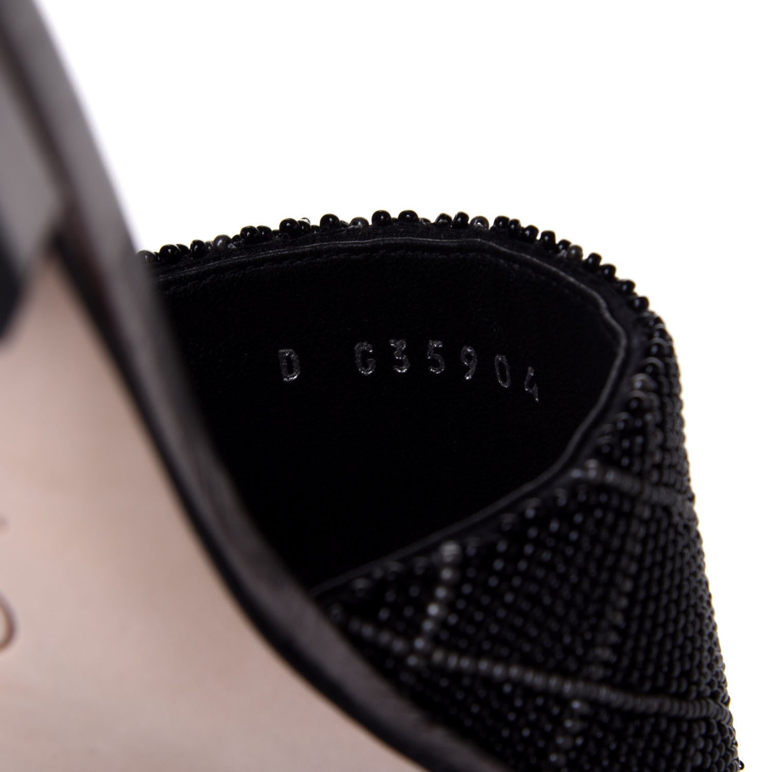 Chanel Pearl Embroidery Flat Sandals 36 Black 10 of 11
