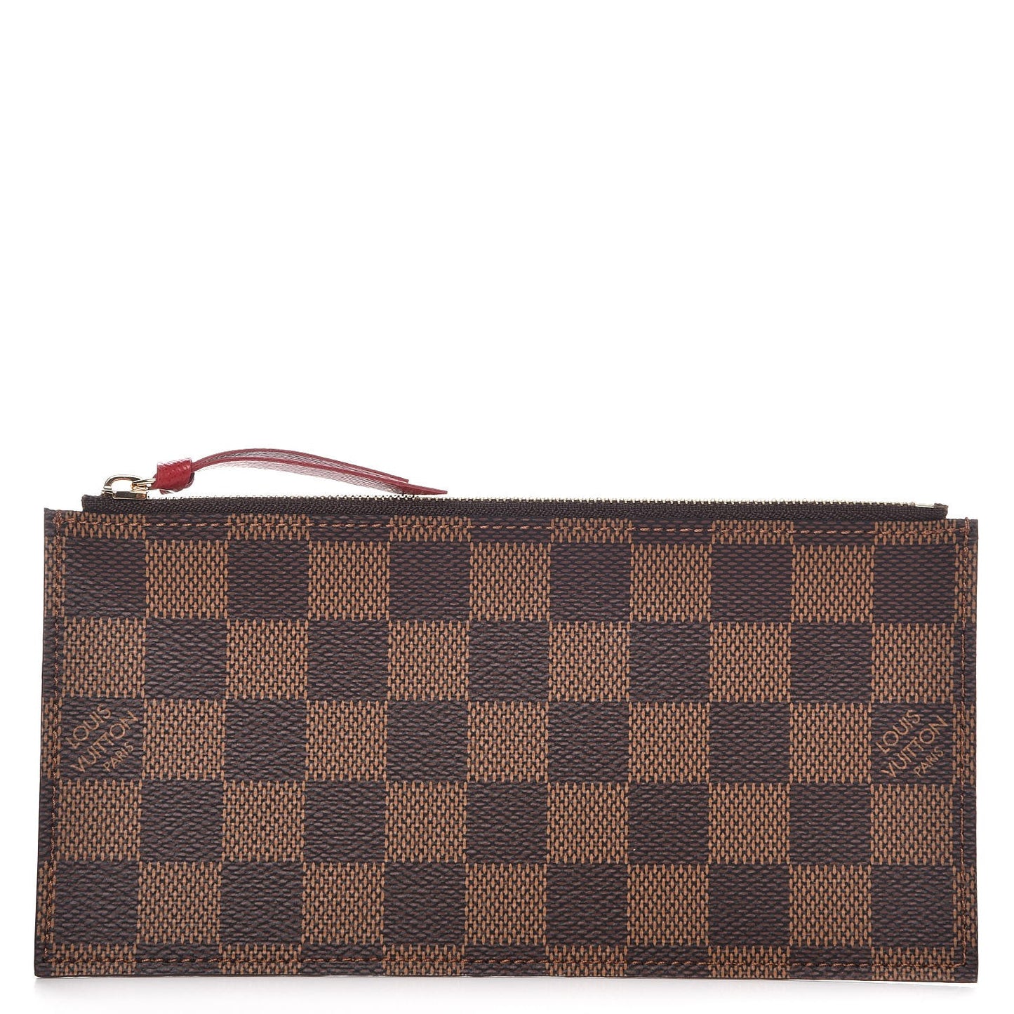 Damier Ebene Felicie Chain Wallet Zippered Insert