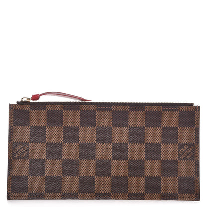 Louis Vuitton Damier Ebene Felicie Chain Wallet Zippered Insert 1 of 6