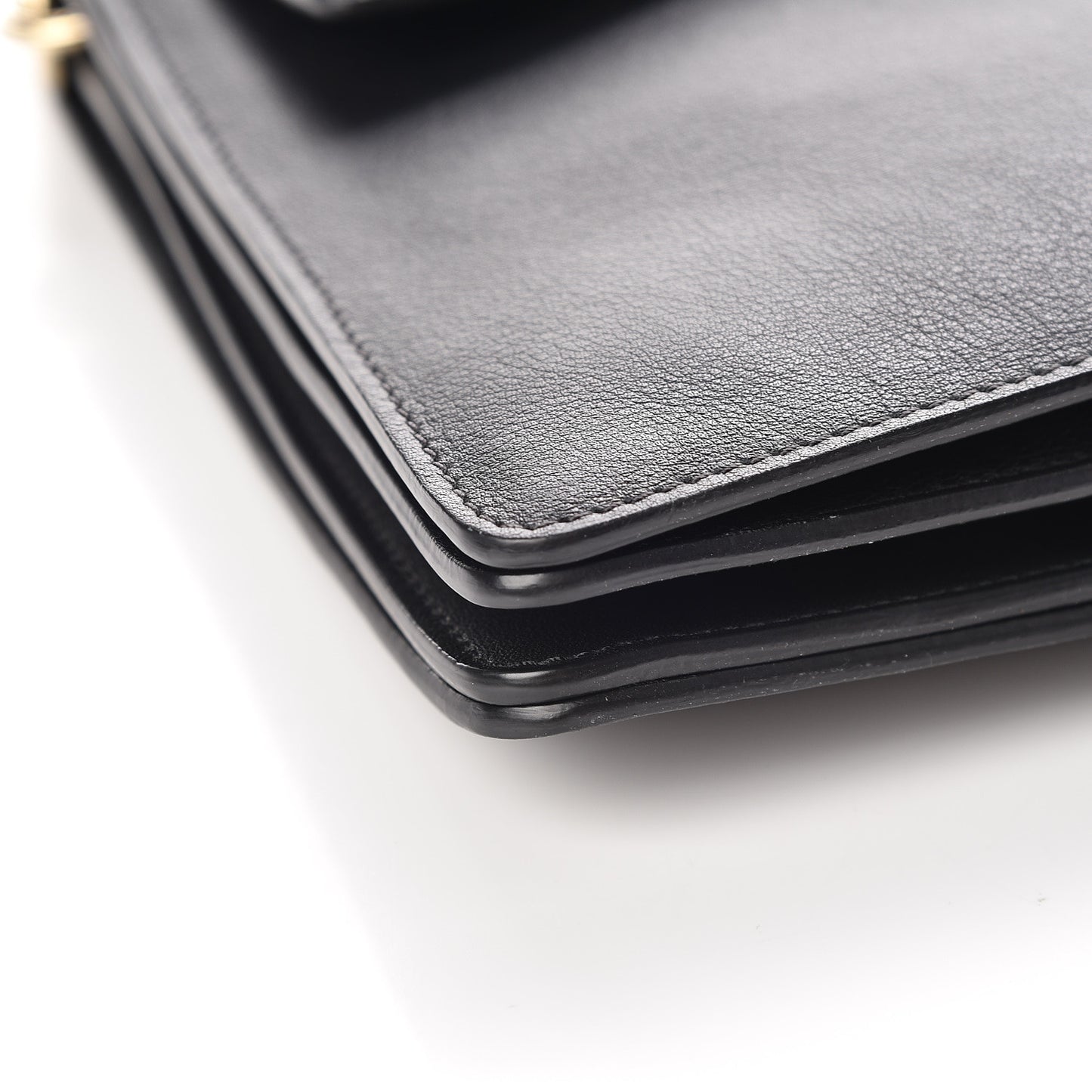 Suede Calfskin Medium Faye Shoulder Bag Black