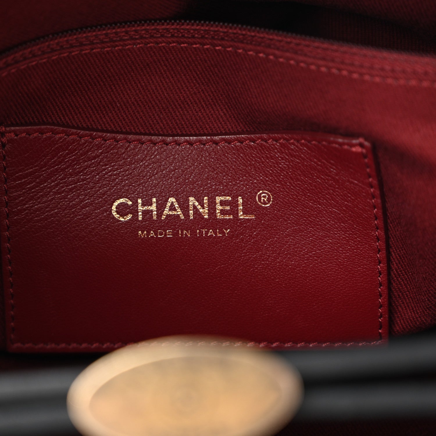 Chanel Aged Calfskin Large Just Mademoiselle Bowling Bag Black 13 of 27