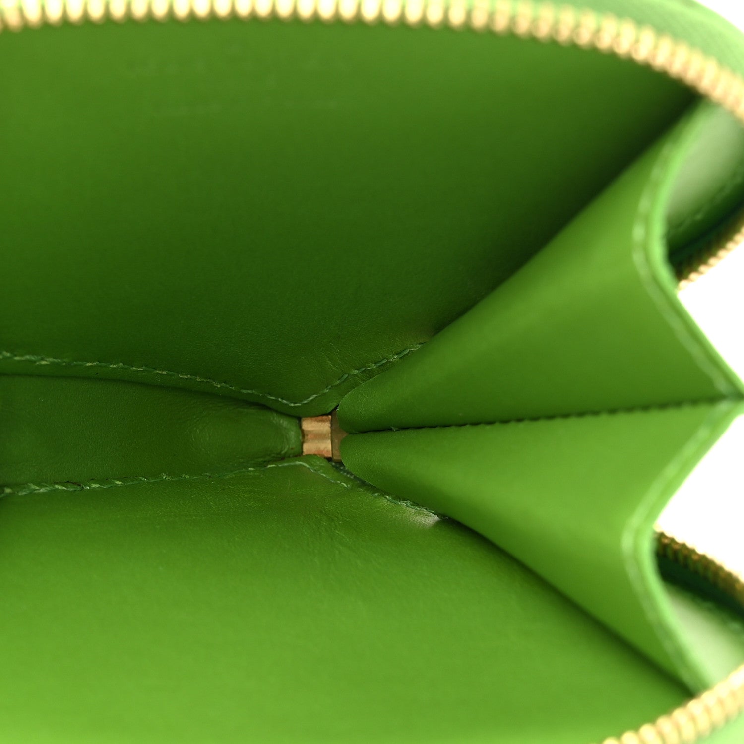 Louis Vuitton Vernis Heart Coin Purse Vert Tonic 5 of 6