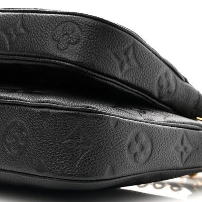 Louis Vuitton Empreinte Monogram Giant Multi Pochette Accessories Black 10 of 11