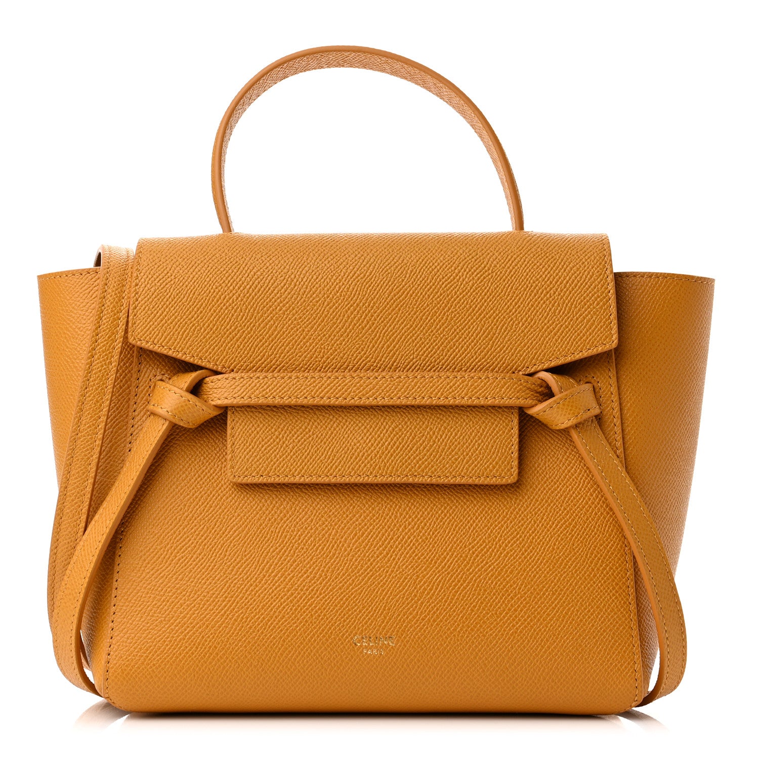 Celine Grained Calfskin Nano Belt Bag Calendula 1 of 10