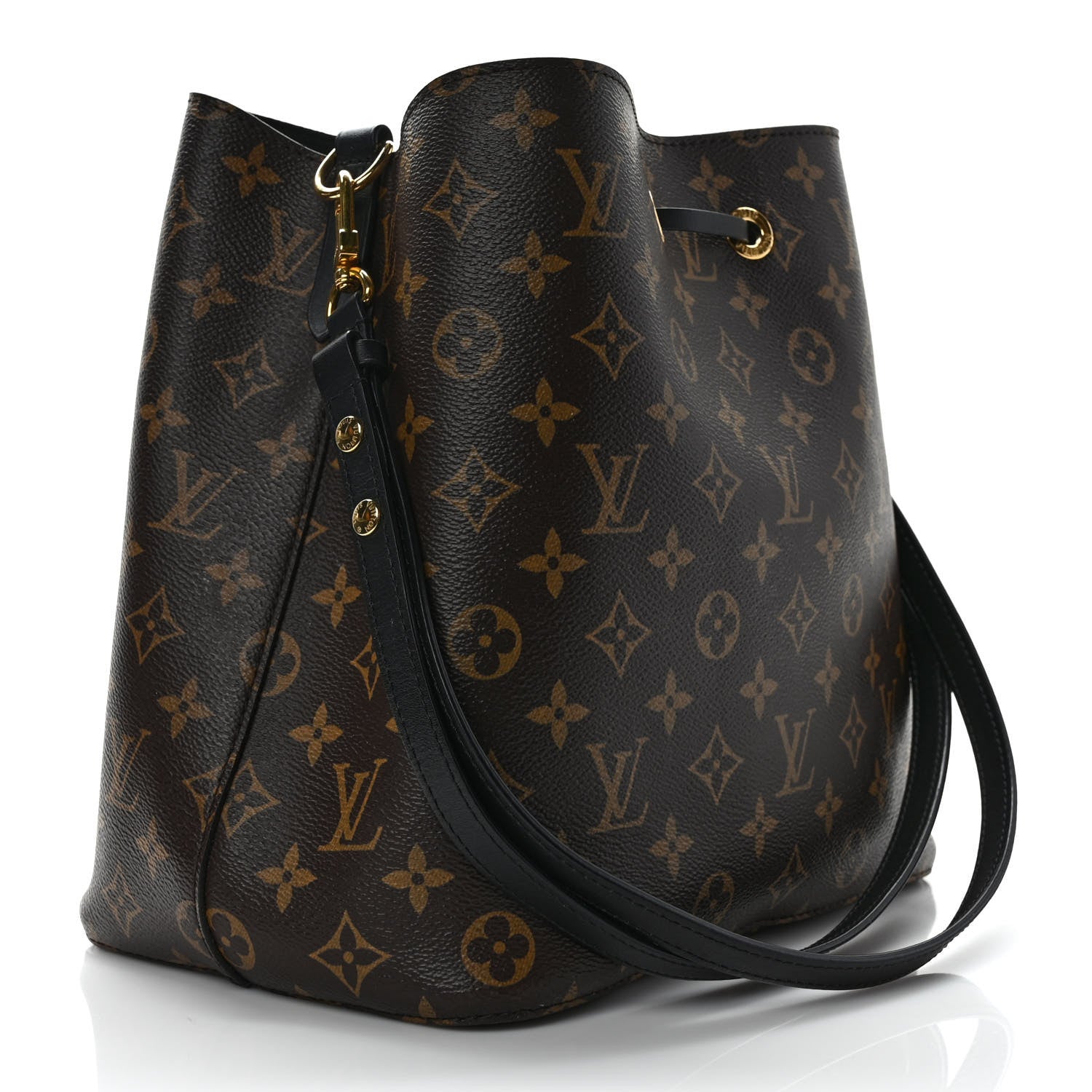 Louis Vuitton Monogram Neonoe MM Black 3 of 9