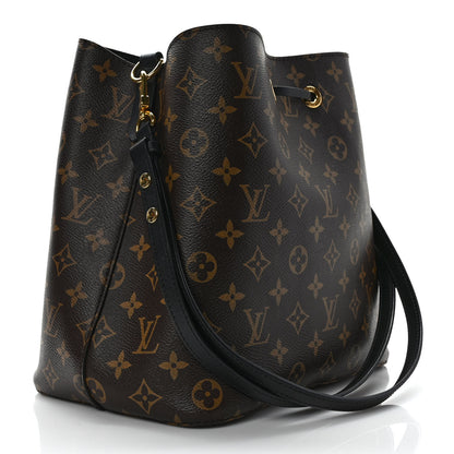 Louis Vuitton Monogram Neonoe MM Black 3 of 9