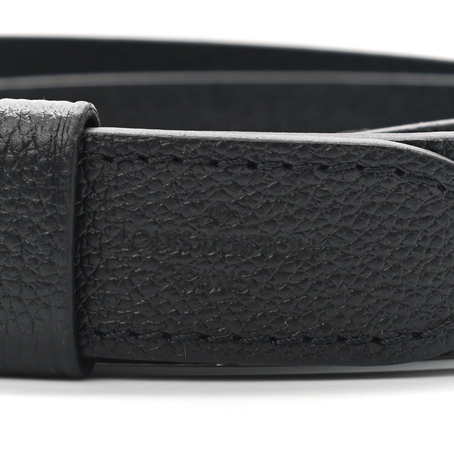 Louis Vuitton Taurillon Adjustable Shoulder Strap Black 3 of 4