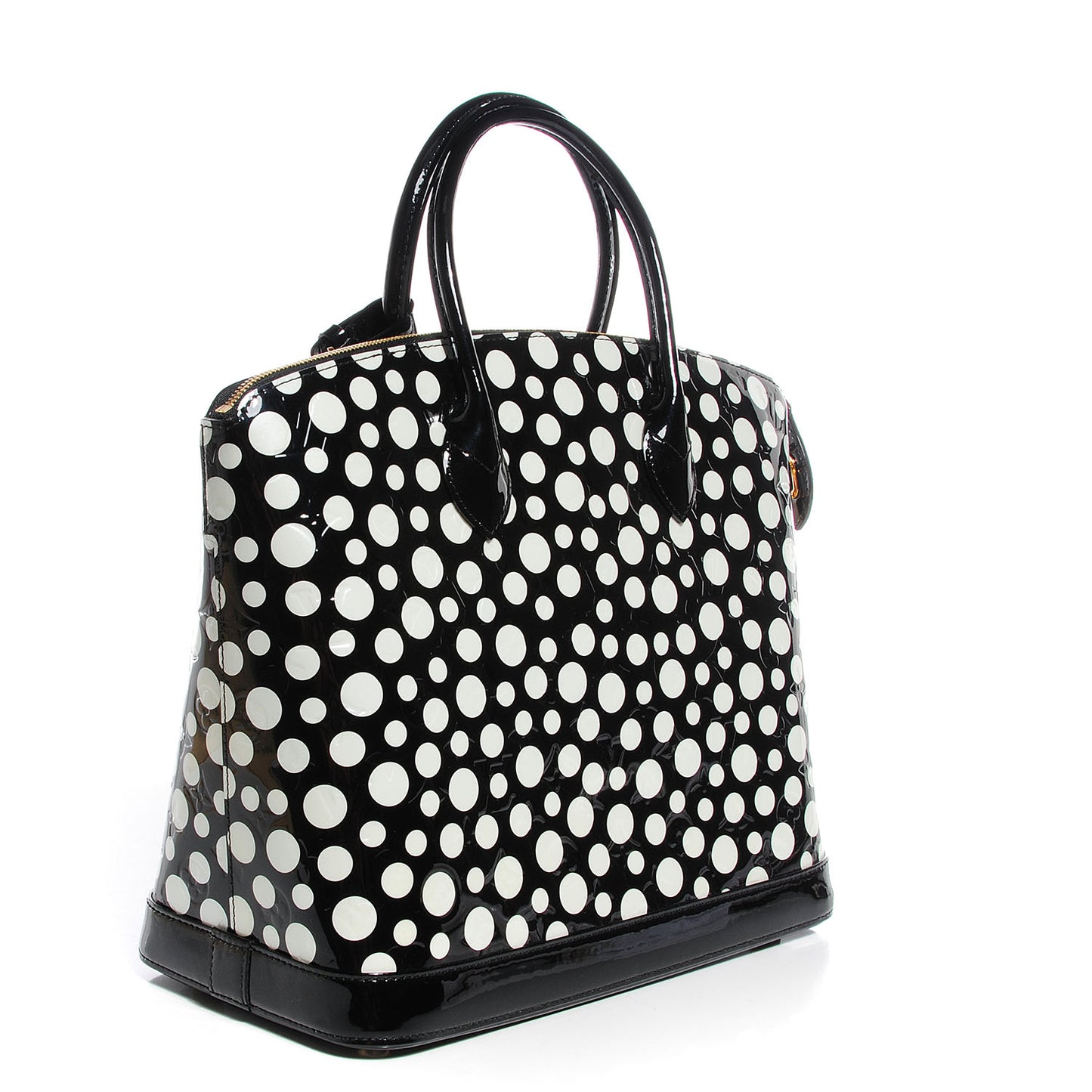 Vernis Kusama Infinity Dots Lockit MM Black