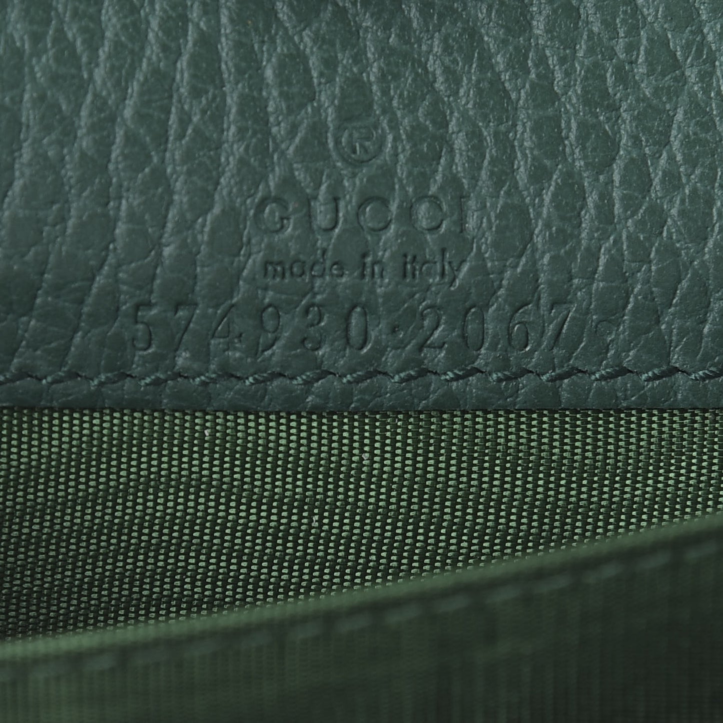 Calfskin Dionysus Coin Purse Emerald