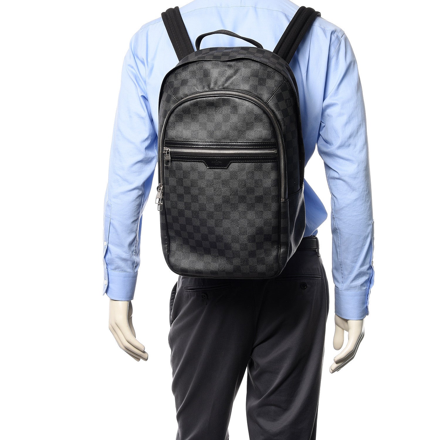 Louis Vuitton Damier Graphite Michael Backpack 2 of 10