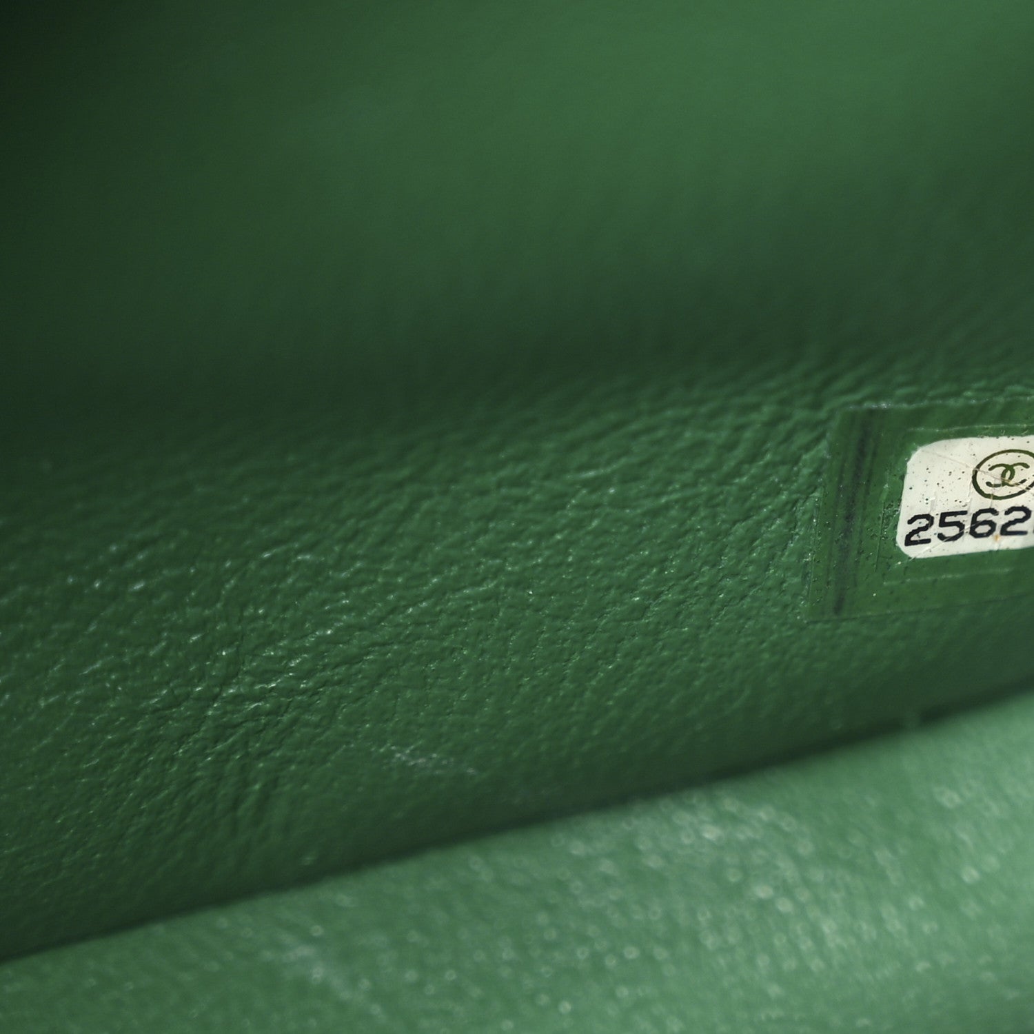 Chanel Metallic Caviar Quilted Jumbo Double Flap Green 7 of 11