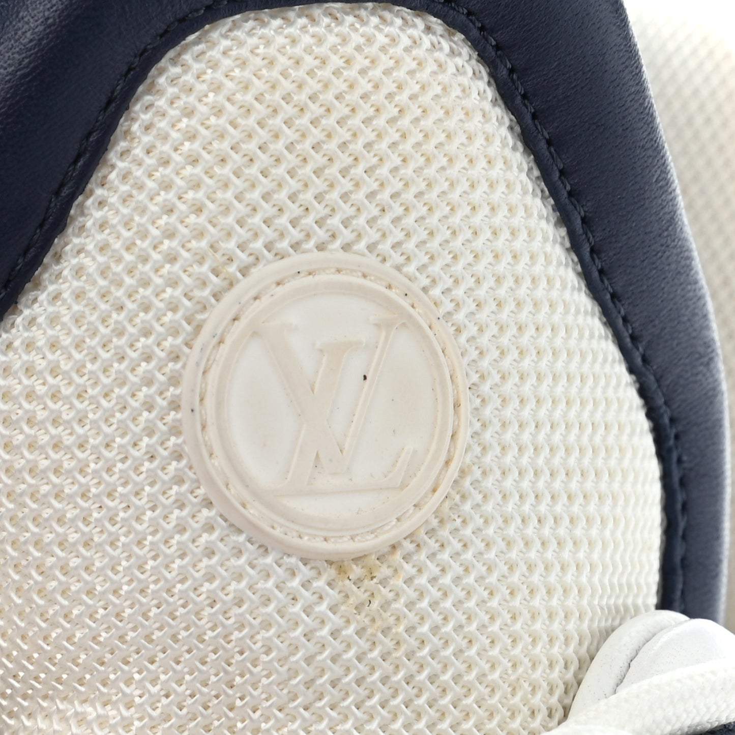 Calfskin Technical Nylon LV Archlight Sneaker 37 White Blue Pink