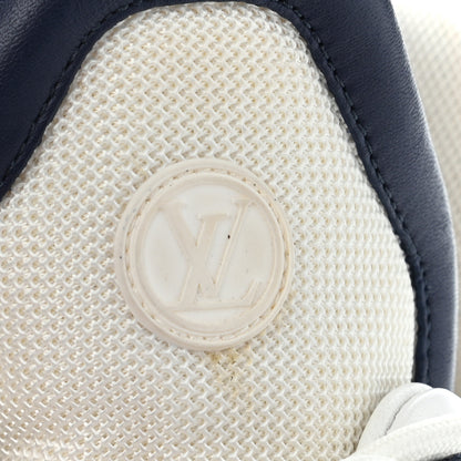 Louis Vuitton Calfskin Technical Nylon LV Archlight Sneaker 37 White Blue Pink 8 of 15