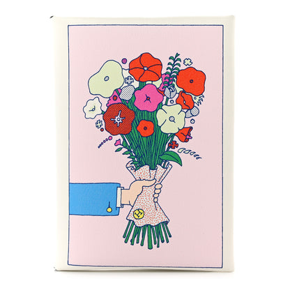 Hermes Swift Bouquet Calvi Duo Card Case White Multicolor 1 of 6