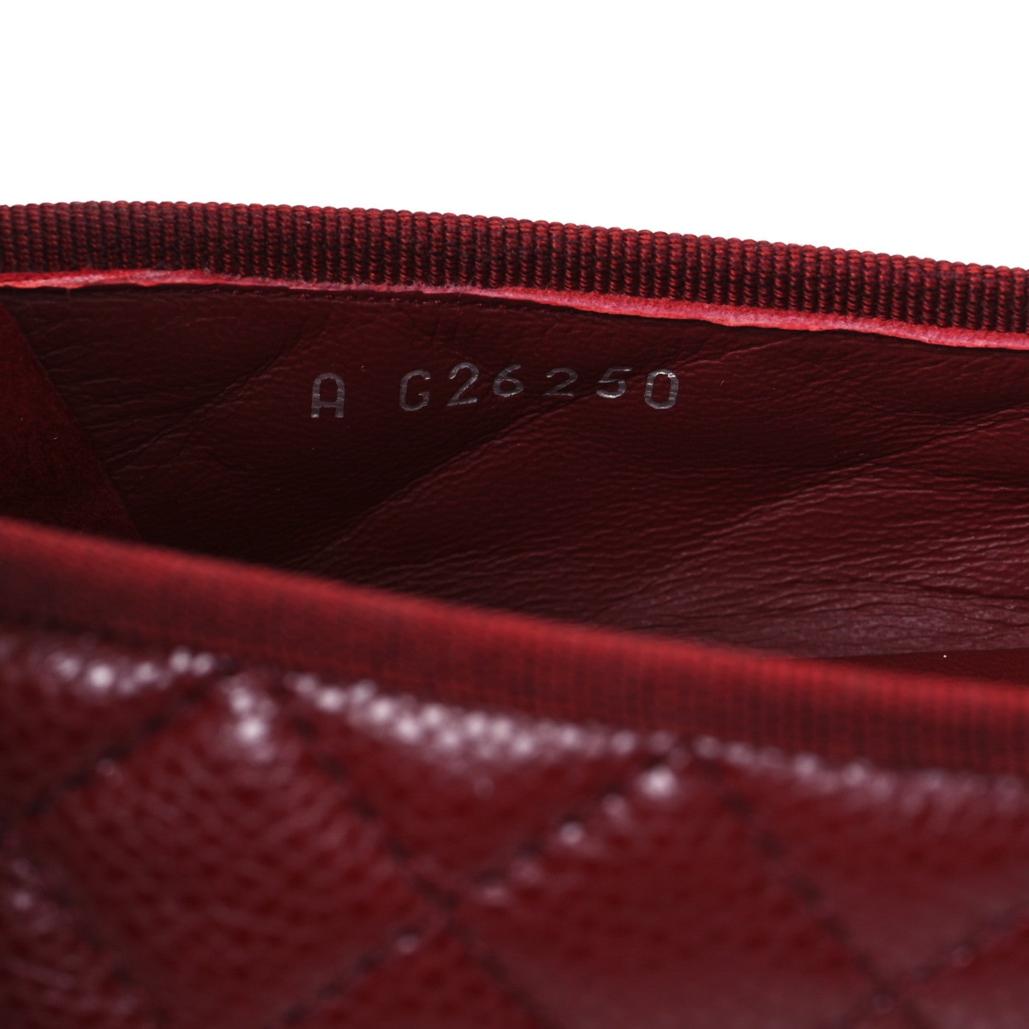 Chanel Caviar Quilted CC Cap Toe Ballerina Flats 38.5 Black Red 9 of 10