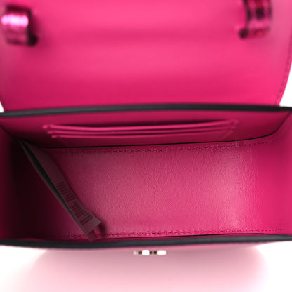 Versace Metallic Calfskin Mini La Medusa Bag Fuchsia 5 of 8