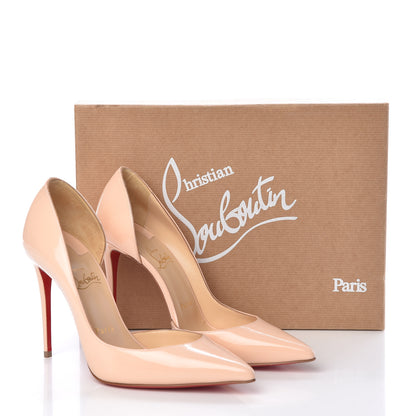 Christian Louboutin Patent Iriza 100 Pumps 37.5 Poudre 8 of 8