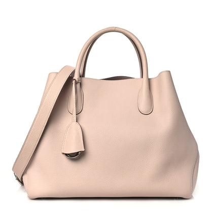Christian Dior Supple Grained Calfskin Medium Open Bar Tote Rose Poudre 1 of 8