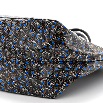 Goyard Goyardine Saint Louis Claire Voie GM Black Sky Blue 11 of 12