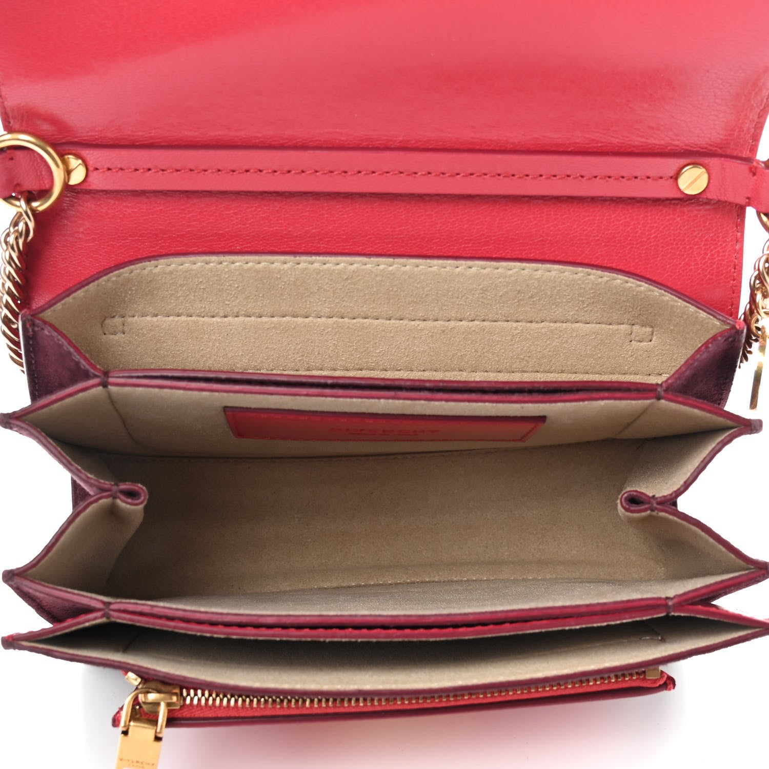 Givenchy Goatskin Suede Small GV3 Shoulder Bag Pink Aubergine 5 of 8