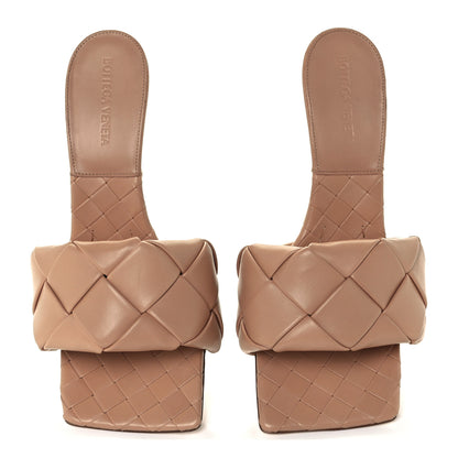Bottega Veneta Nappa Maxi Intrecciato Lido Mule Sandals 39.5 Cipria 5 of 9
