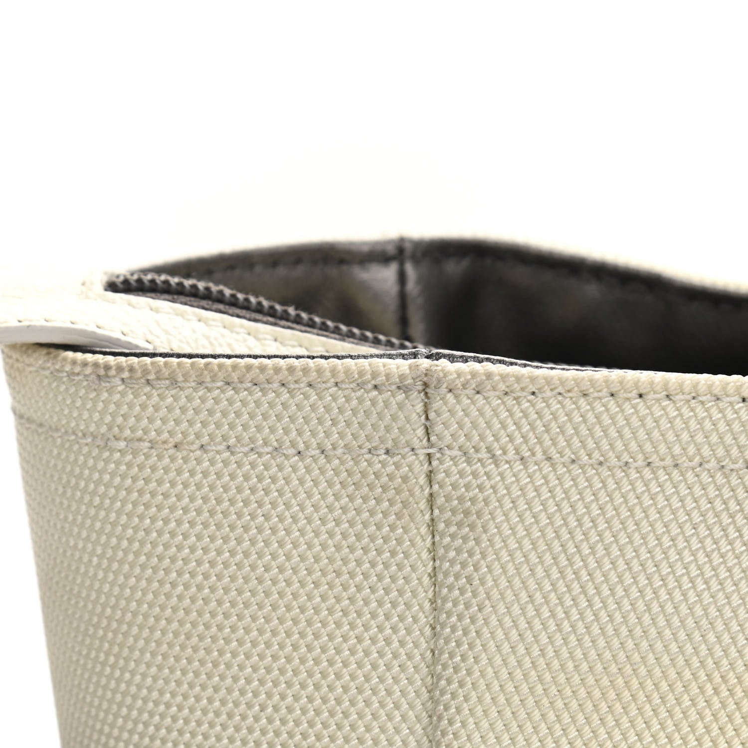 Chanel Coated Canvas Quilted Large Paris Biarritz Tote Silver 15 of 18