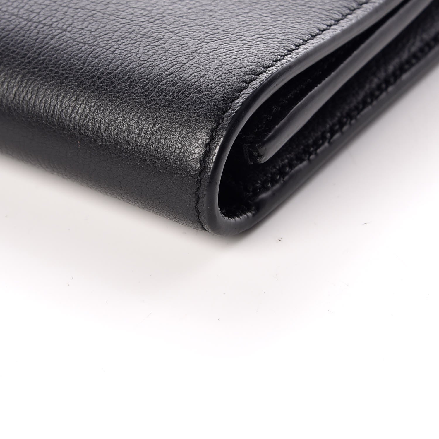 Saint Laurent Calfskin Monogram Large Belle De Jour Clutch Black 11 of 15