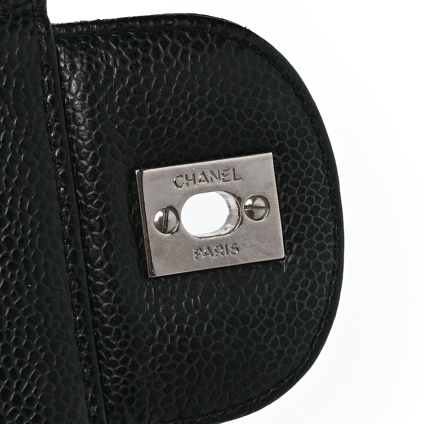 Caviar Quilted Jumbo Single Flap Black