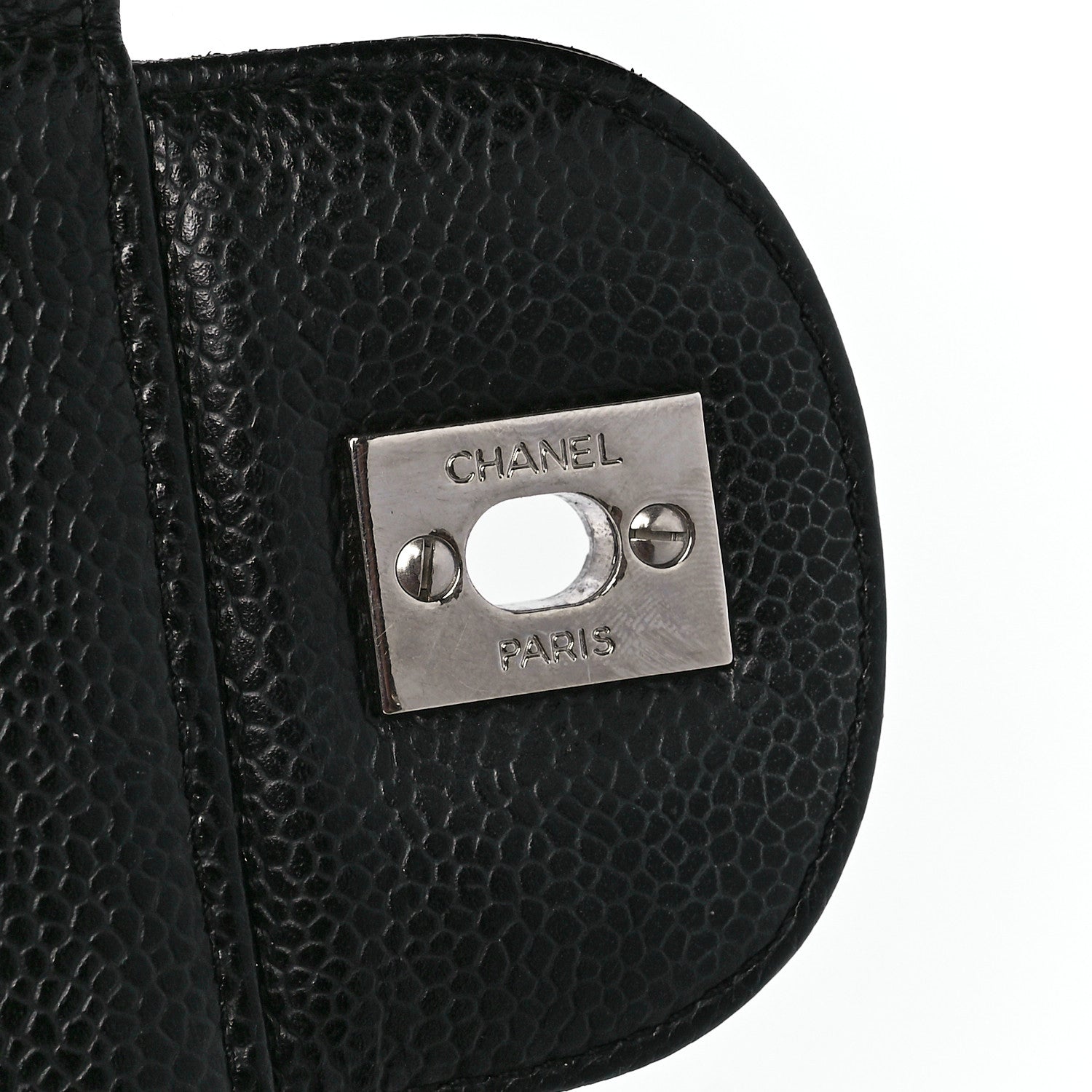 Chanel Caviar Quilted Jumbo Single Flap Black 7 of 12