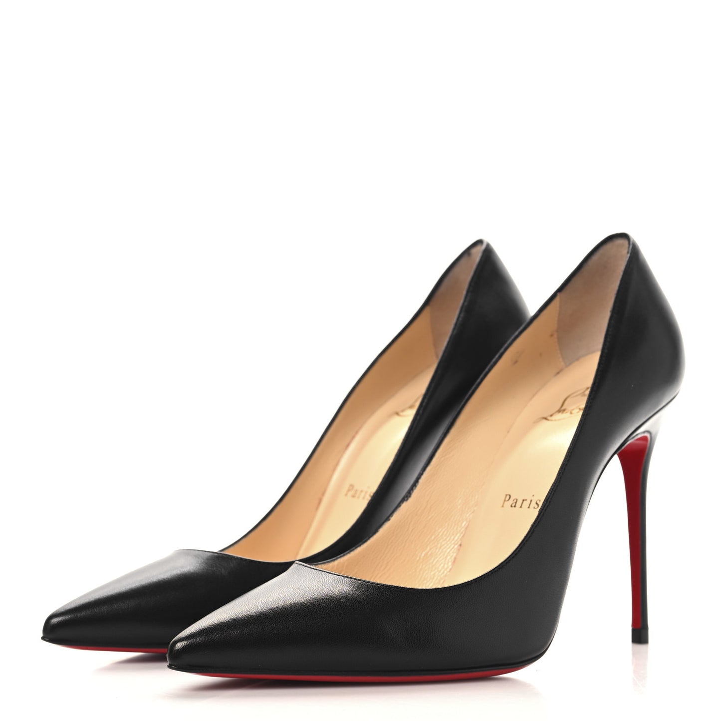 Shiny Nappa Decollete 554 100 Pumps 37.5 Black