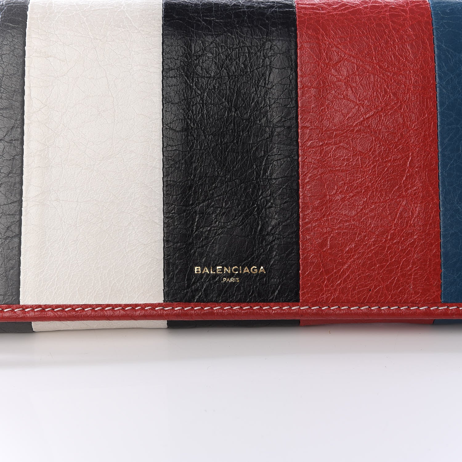 Balenciaga Agneau Arena Multicolore Bazar Money Wallet Grey White Black Red Blue 9 of 9