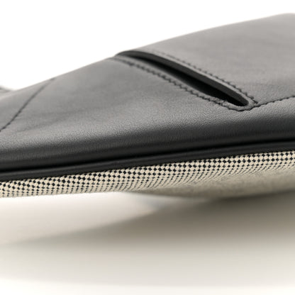 Hermes Swift H Plume Canvas Buddy Pocket Bag Black Ecru 9 of 11