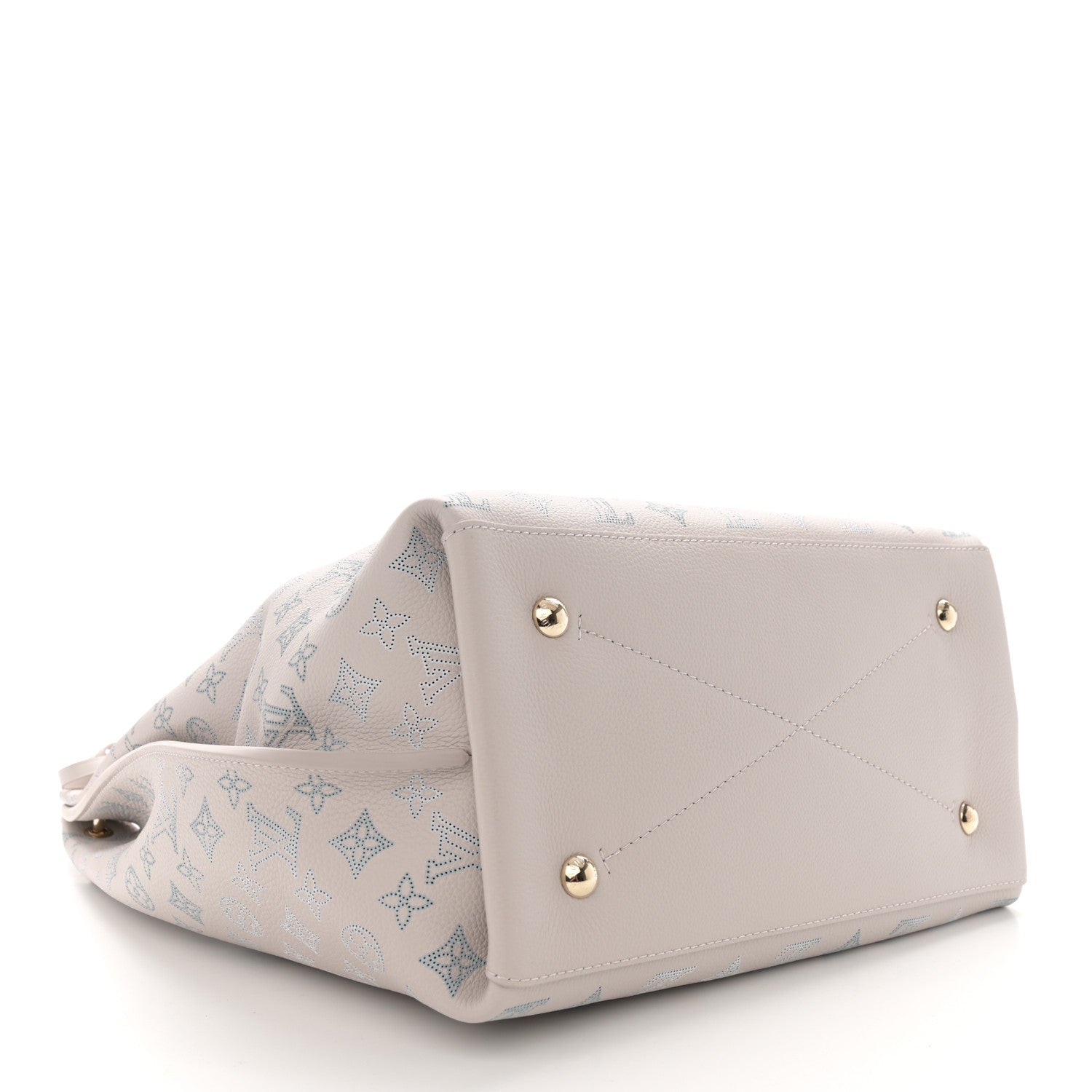 Louis Vuitton Mahina Carmel Hobo PM Brume Gray 4 of 9